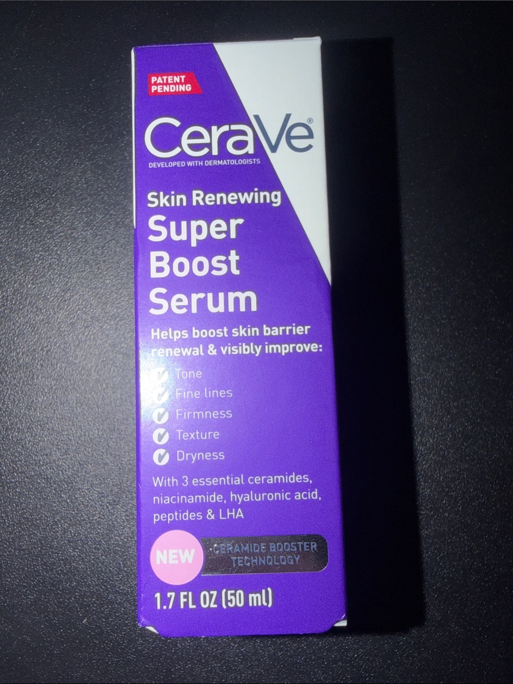 Cerave Purple Skin Renewing Super Boost Serum